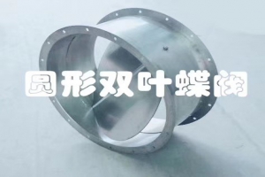 圆形双叶蝶阀